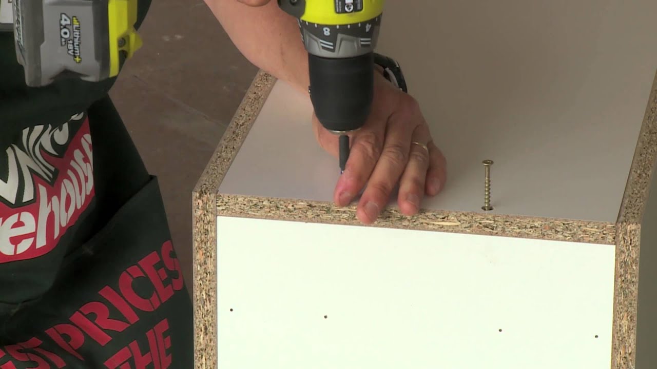 How To Assemble A Base Cabinet - DIY At Bunnings