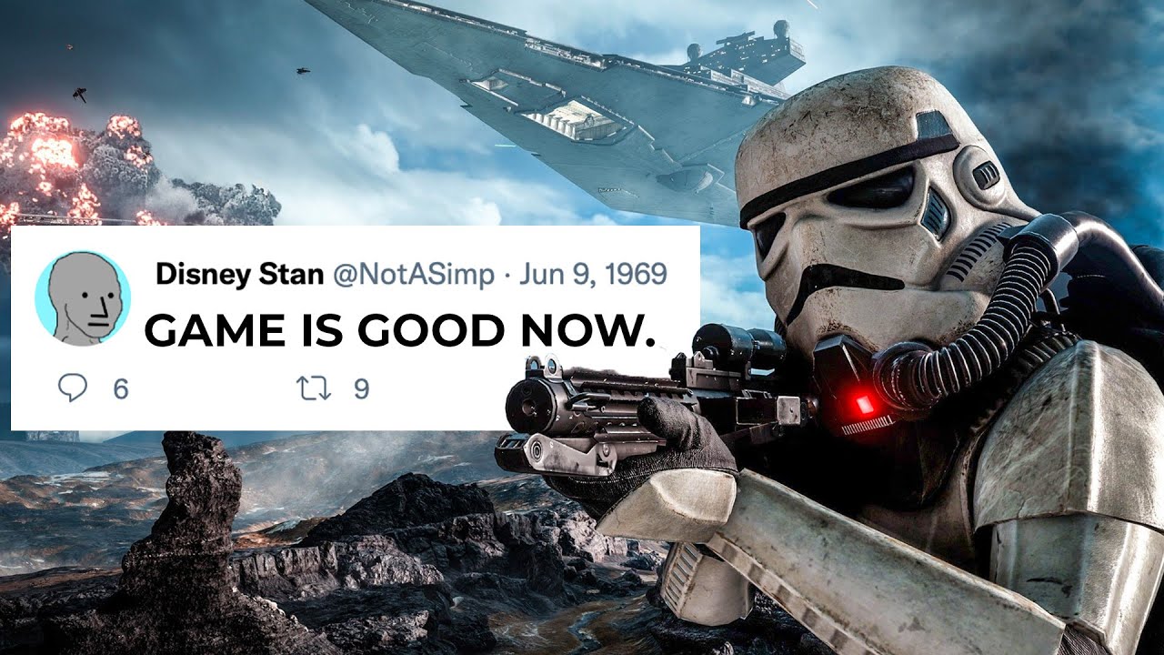 Я снова попробовал «Battlefront 2», и он действительно очень хорош…