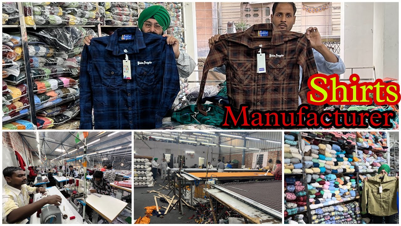 💯Wholesale Shirts Manufacturer Rs 100 Only Best Shirts 👔 Ludhiana.