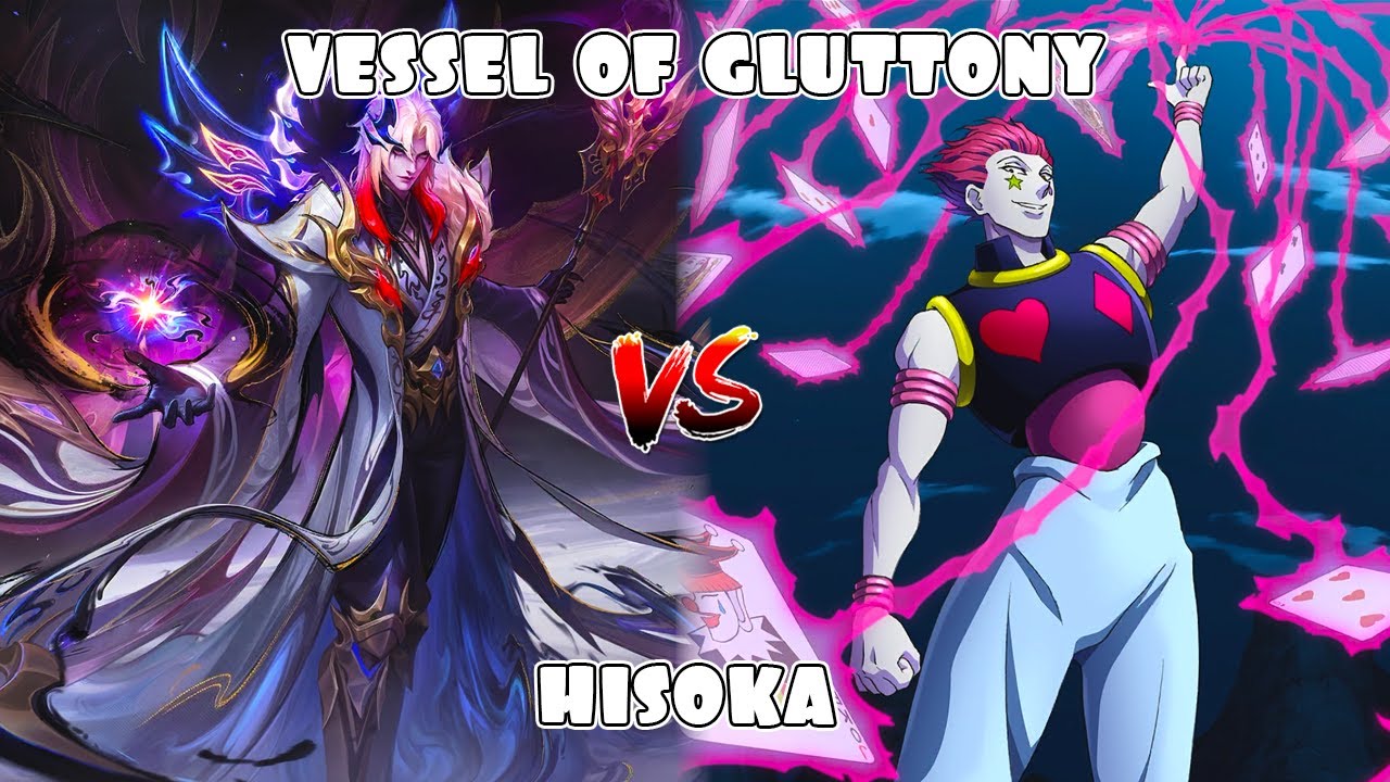 Cecilion Vessel of Gluttony VS Hisoka Skin Comparison
