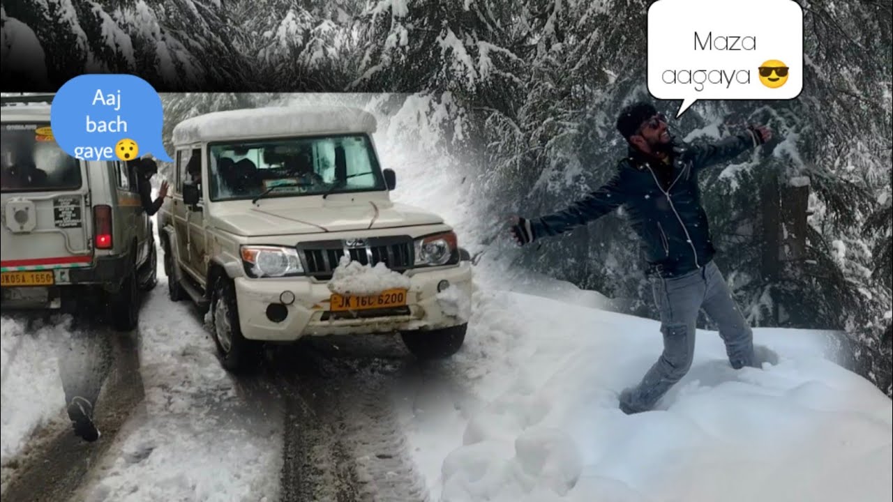 💪Chasing Winter: A Snowy Mountain Adventure !! Kashmir valley #dailyvlog 