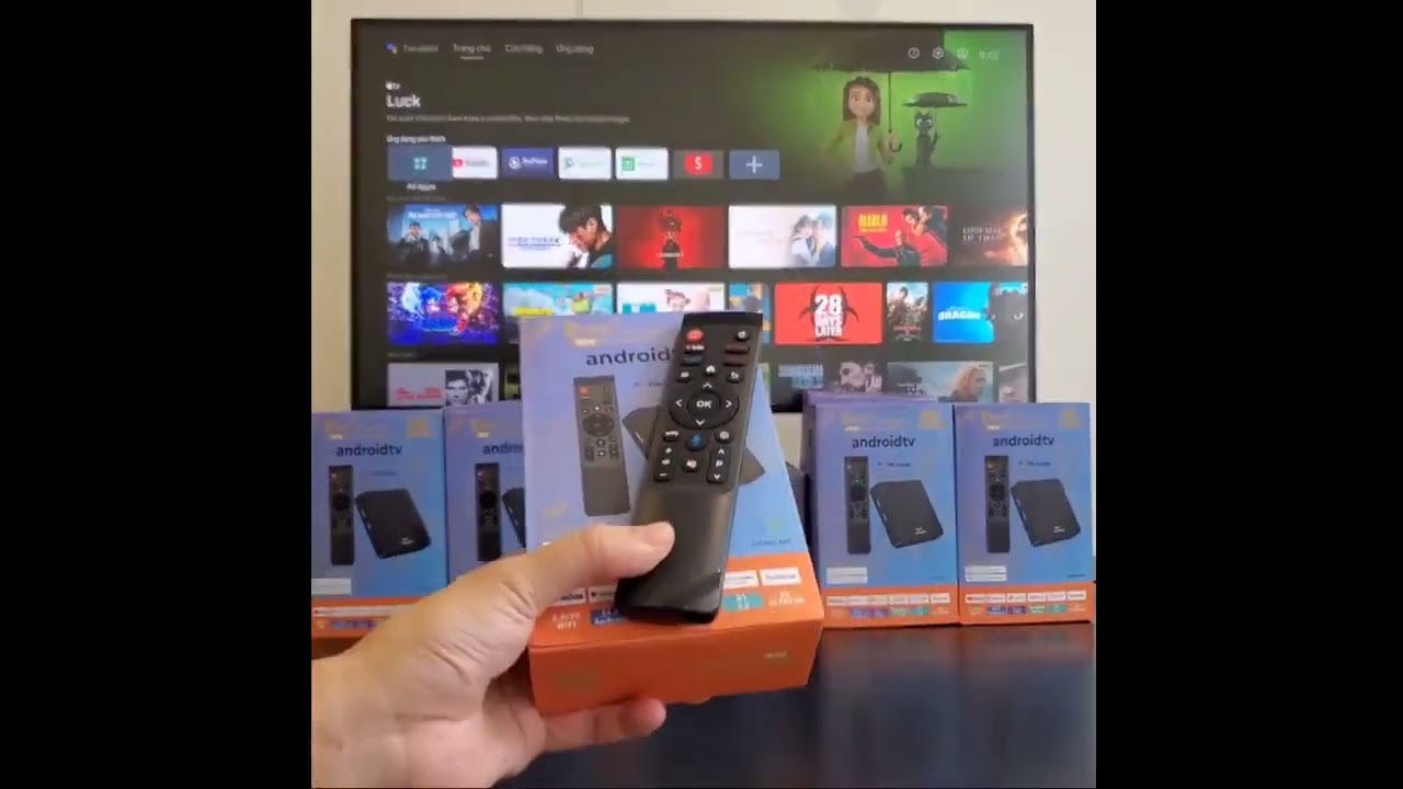 Android TV BOX TV98  RK3518 SI&ecirc;u Mượt Điều Khiển Bằng Giọng N&oacute;i Tiếng Việt