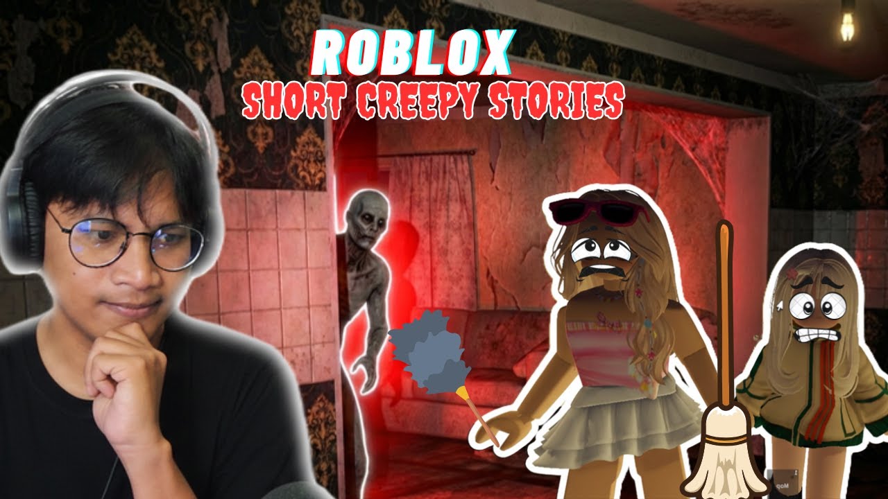 Main Roblox Horror SERU! Bersihin rumah berhantu - Roblox Indonesia | Short Creepy Stories