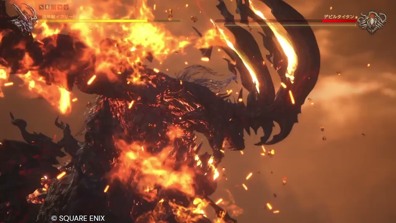 【FF16】イフリート VS タイタン