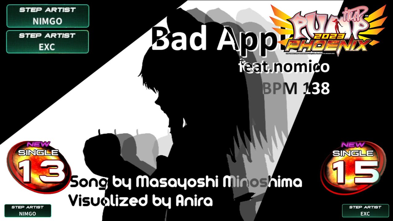 [PUMP IT UP PHOENIX] Bad Apple!! feat. Nomico S13 & S15 (Phoenix Modified ver.)