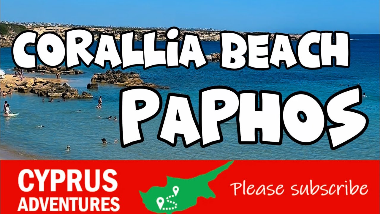Corallia Beach, 📍🇨🇾 Paphos Cyprus #paphosbeach #cyprusbeaches #hiddengem #coralbay