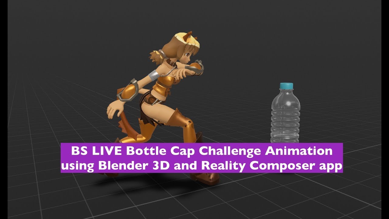 DEMO AR Animation using Blender 3D and Apple Reality Composer