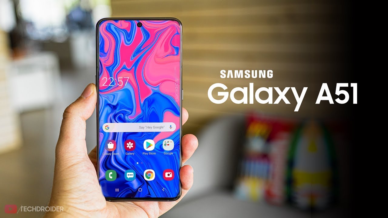 Samsung Galaxy A51 - Infinity O + 48MP Quad Camera + Exynos 9611!