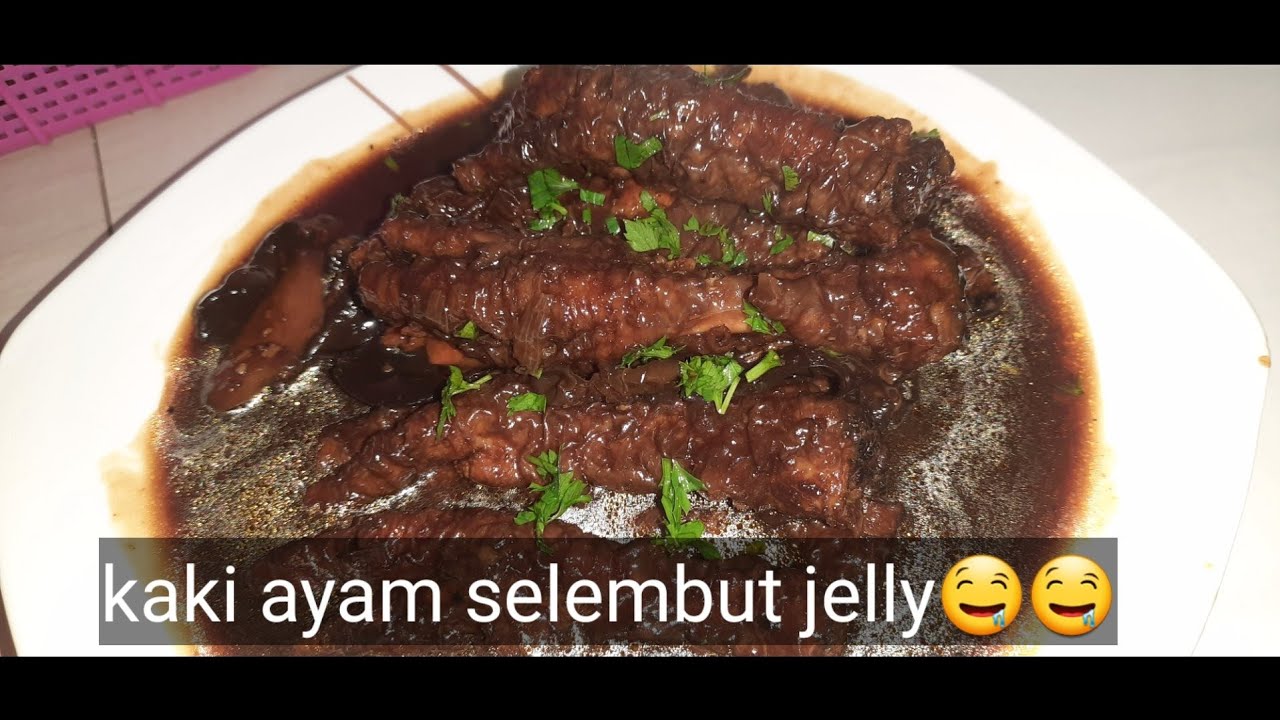 Cara masak kaki ayam selembut jelly😁