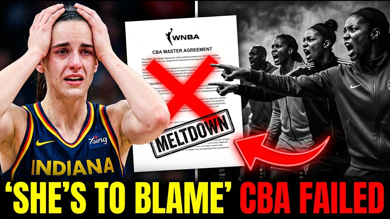 WNBPA BLAMES Caitlin Clark for CBA Meltdown! League SHOCKED by Vets' Attack.
