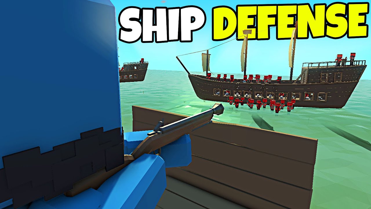 Epic PIRATE SHIP BOARDING Defense   Ancient Warfare 3 Battle Simulator