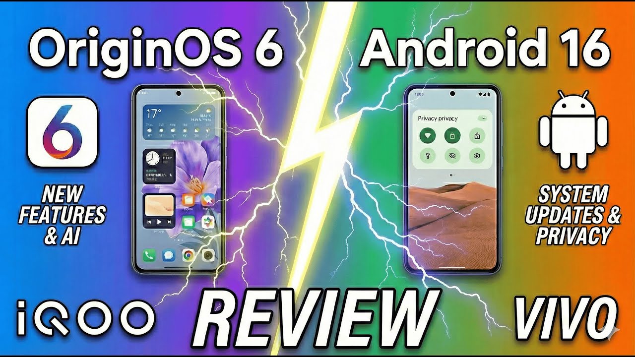 ORIGIN OS 6 & ANDROID 16 UPDATE VIVO/IQOO PHONES