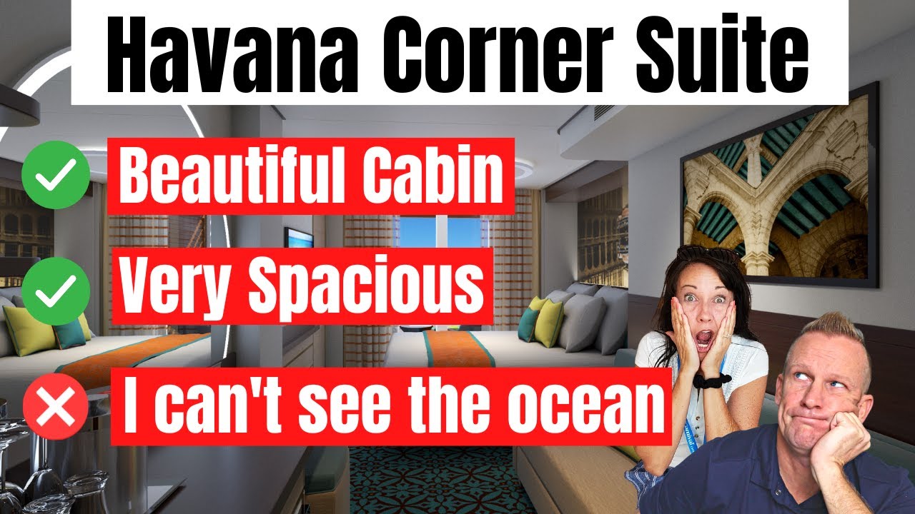 Carnival Celebration Havana Corner Suite Tour- Cabin 8209