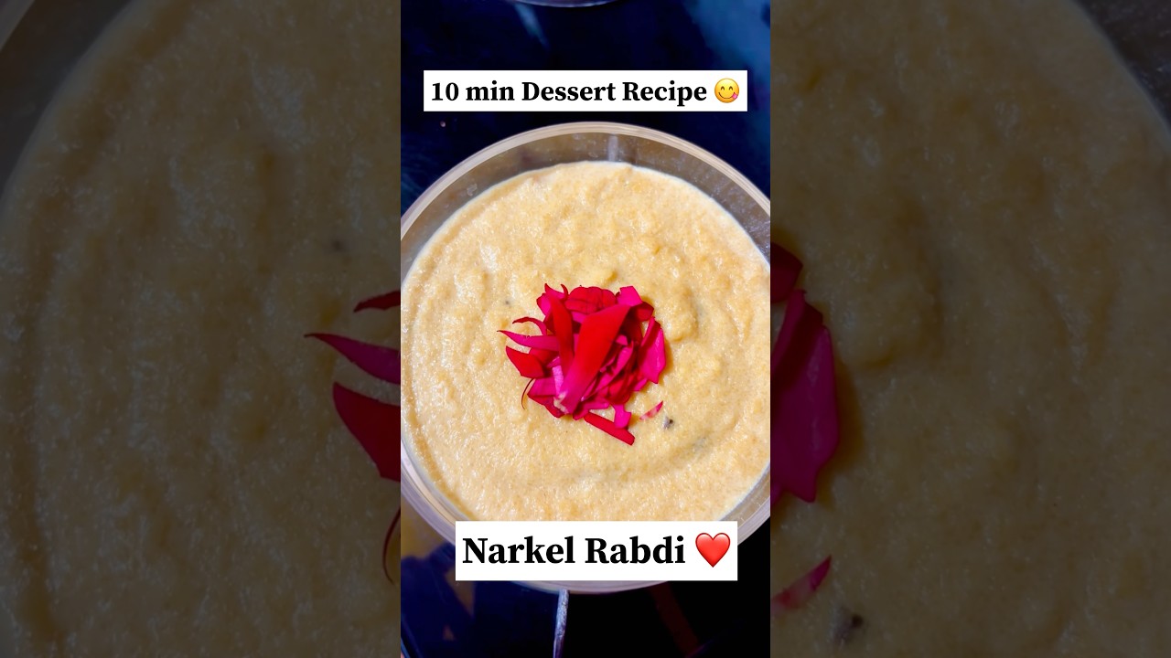 Narkel Rabri Recipe❤️ #payaltastytravels #recipe #foodshorts #shorts #dessert #yummy #sweets #viral