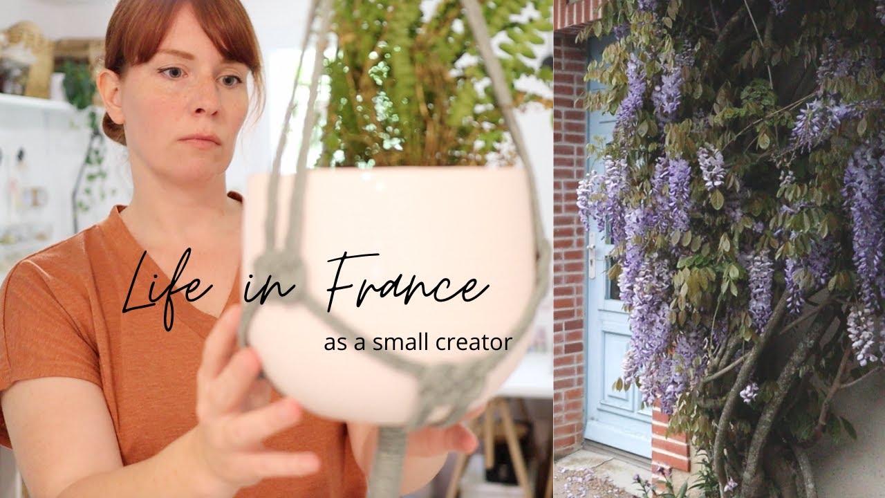 Life in France as a small creator: studio vlog, a forest walk, the first market of the year *ASMR*