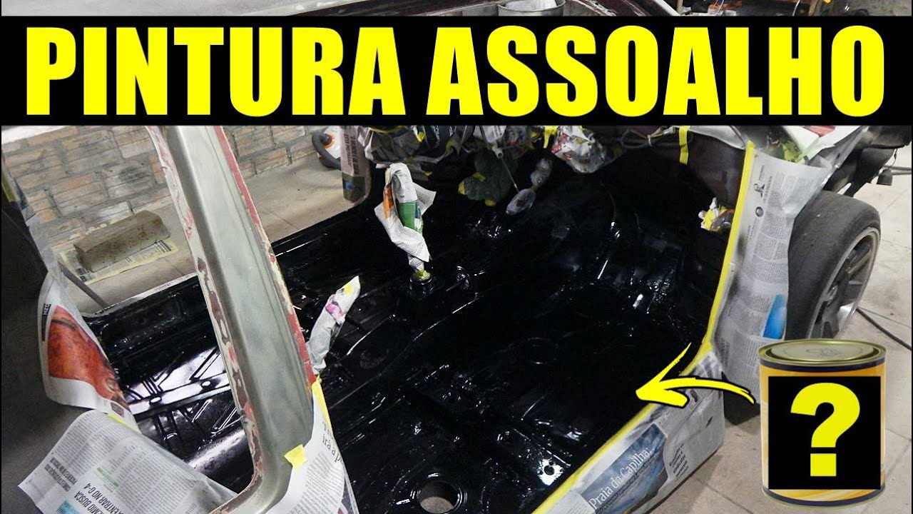 PINTURA DO ASSOALHO DO VOYAGE GLS DE 800 REIAS