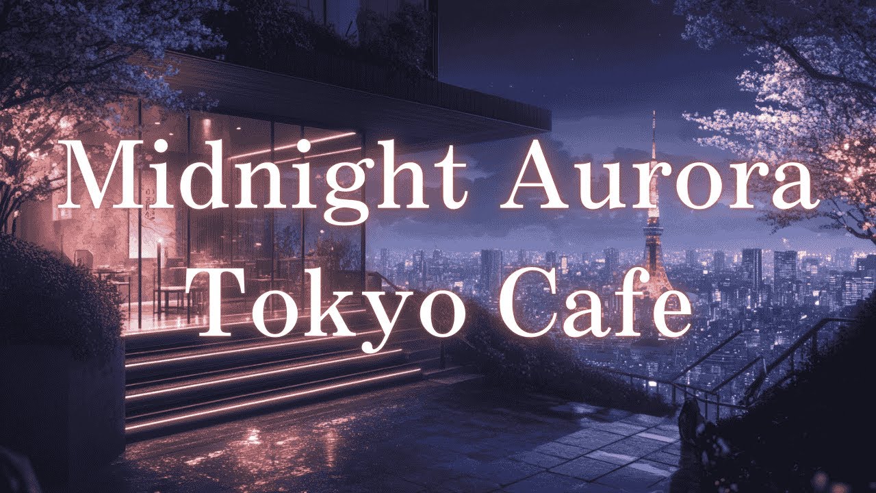 Midnight Aurora Tokyo Cafe – Lofi Deep Focus | Cafe en Colina – Lofi para Estudiar
