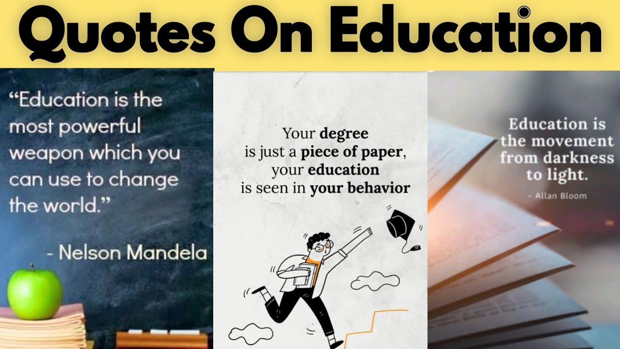 Quotes on Education | Quotes On Education by Famous Personalities | Education quotes in English