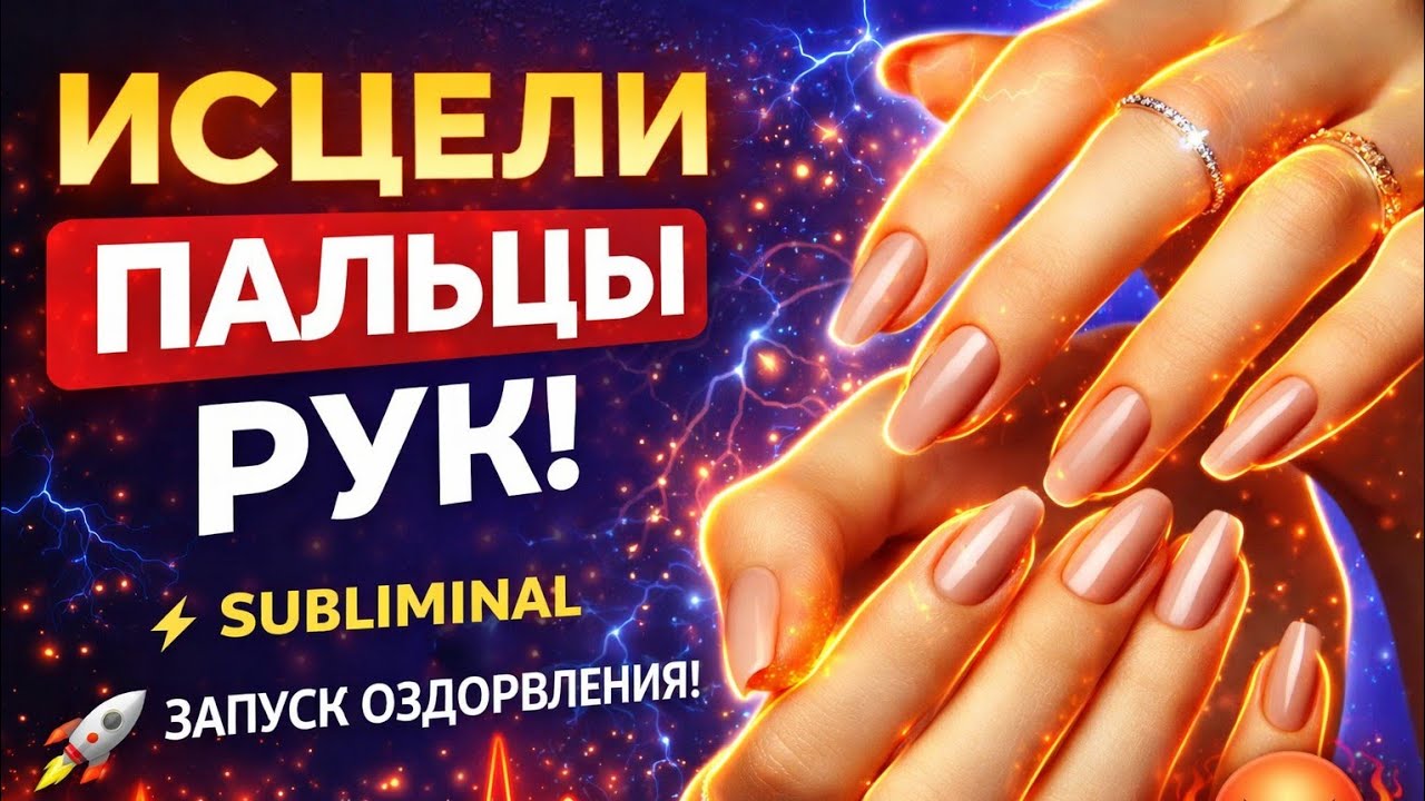 Исцеление Пальцев Рук | Убери Боль, Подагру, Наросты и Деформации | Саблиминал для Здоровья