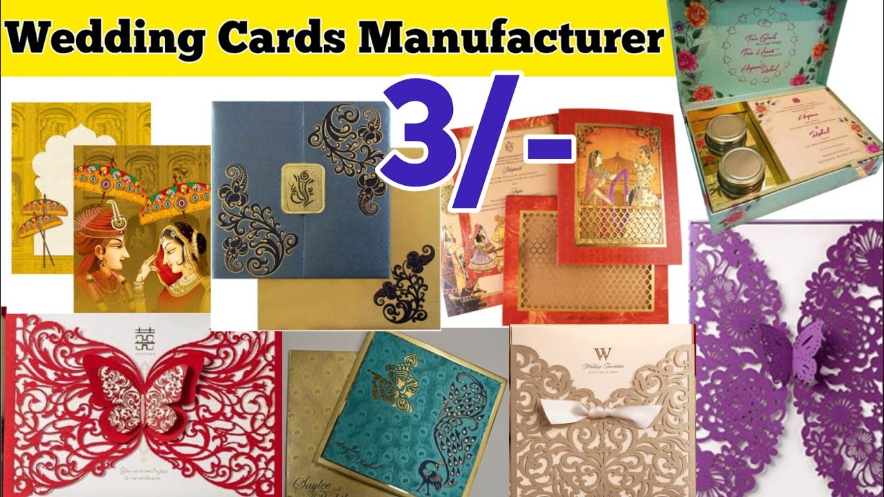 Cheapest Wedding Cards ₹3 Manufacturer|| Wedding Cards Wholesale Gowliguda Hyderabad|| VNK ideas