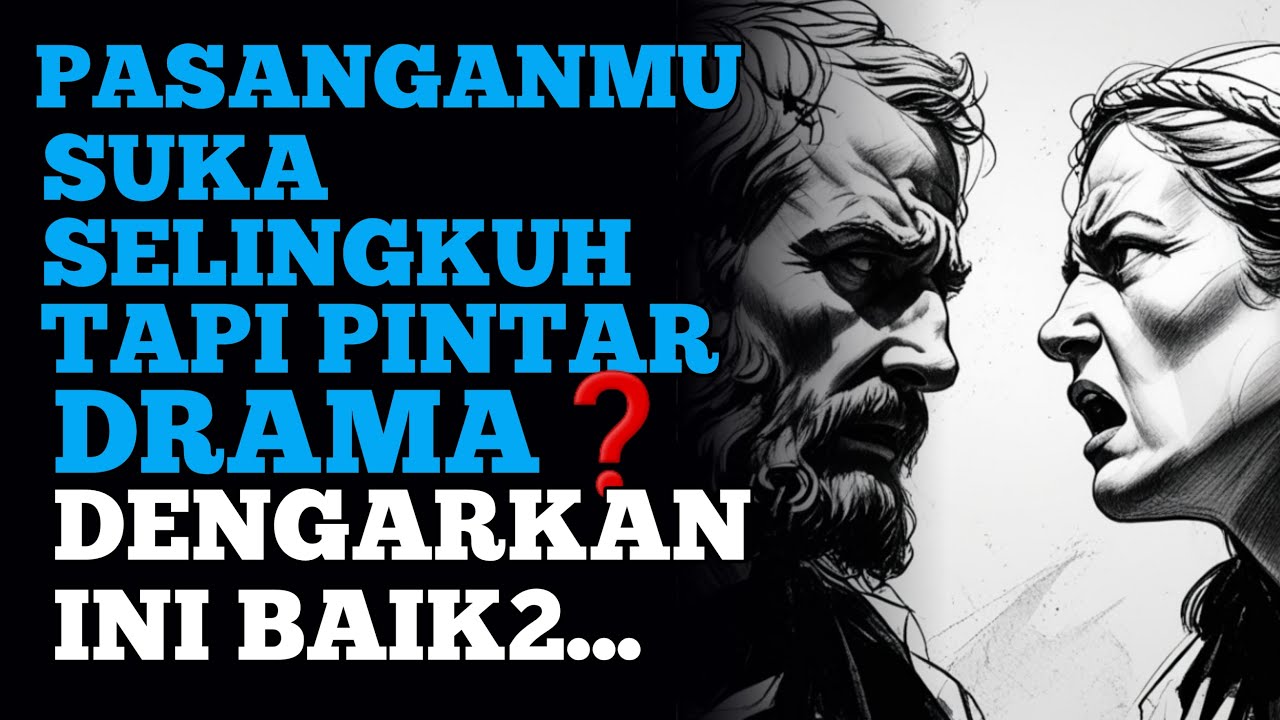 Pasanganmu suka selingkuh tapi pintar drama?, dengarkan ini baik2 | sketsa stoik | stoikisme.