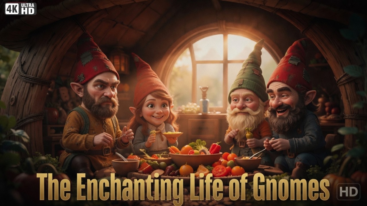 The Enchanting Life of Gnomes | English Bedtime Story for Kids