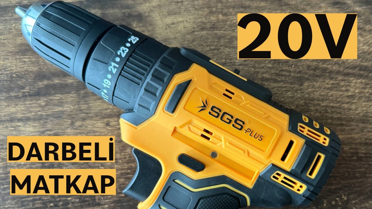SGS Plus 20V Darbeli Matkap İncelemesi (SGS5245)