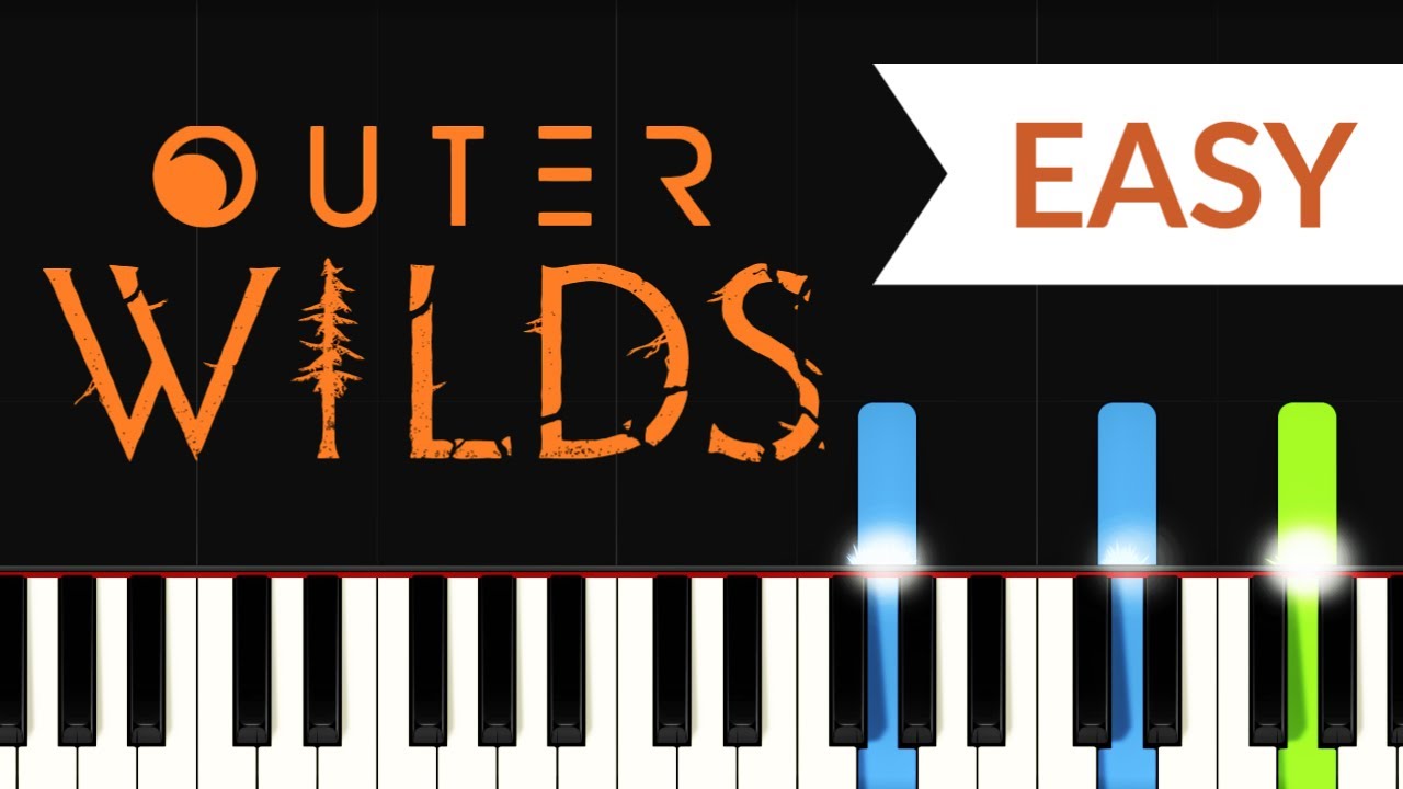 Outer Wilds - Outer Wilds Soundtrack | Andrew Prahlow (EASY Piano Tutorial)