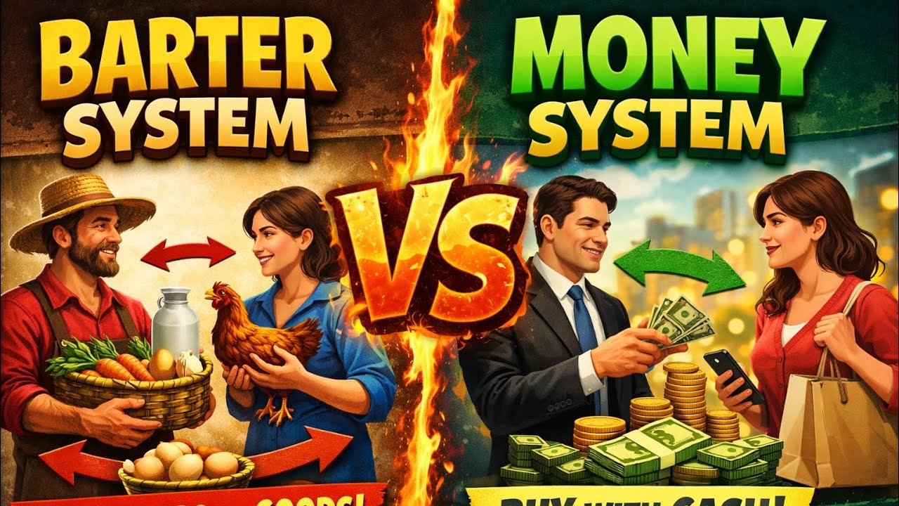 BARTER SYSTEM AND MONEY SYSTEM FOR ALL COMPETATIVE EXAMS LIKE BPSC UPSC NCERT SOLUTIONS 