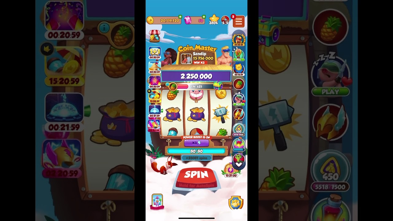 Unlimited Spin in coinmaster trick about earn more spin in next video @CoinMasterOfficial