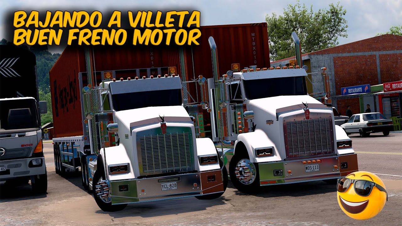 Bajando a Villeta con buen FRENO MOTOR  | American Truck Simulator