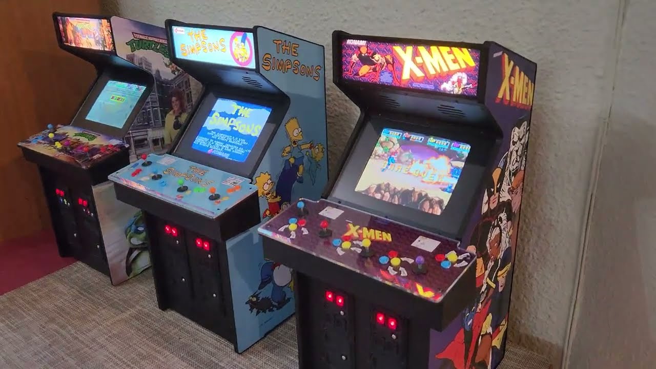 X-Men, Simpsons, & TMNT arcades in 1:4 scale
