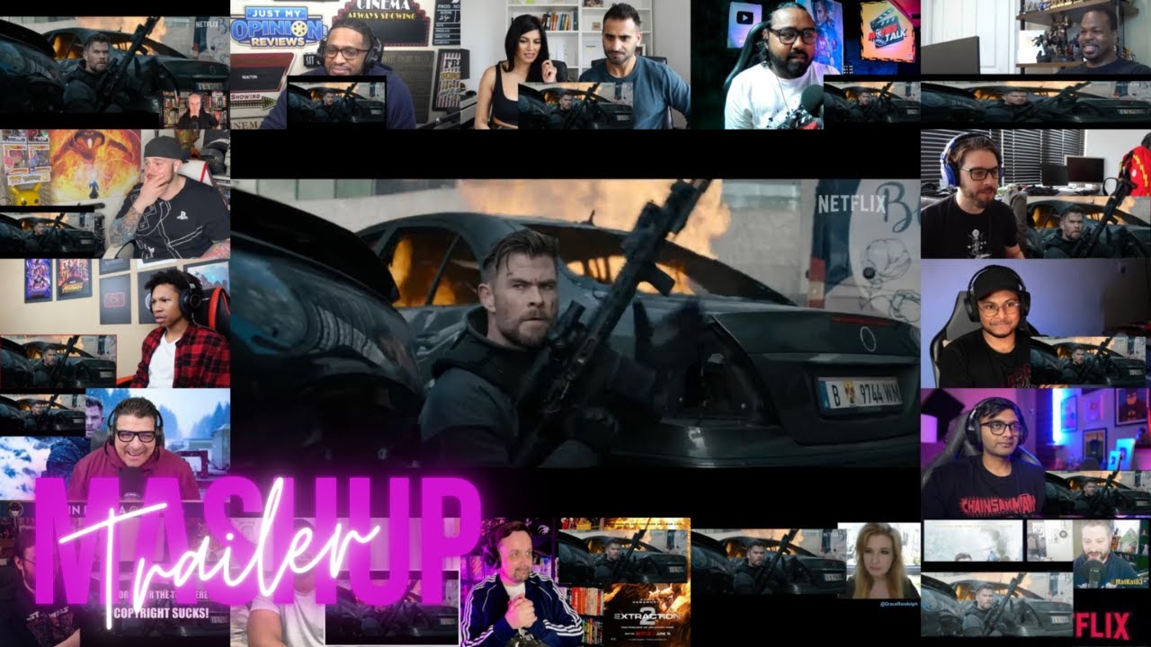 Extraction 2 - Official Trailer Reaction Mashup 😎💪 - Chris Hemsworth - The Russo Brothers - Netflix
