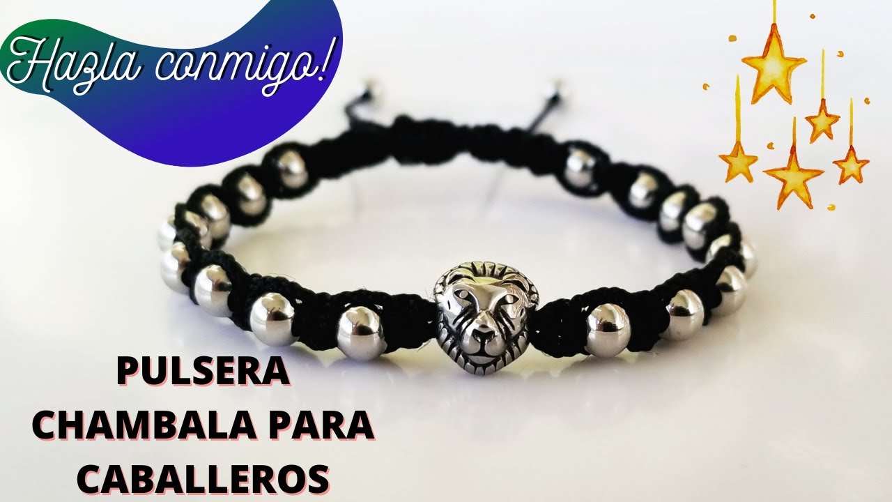 😍 PULSERA DE HILO PARA CABALLEROS / PULSERAS SHAMBALA PARA HOMBRE 2020 / COLABORACION CON LBEADS.COM