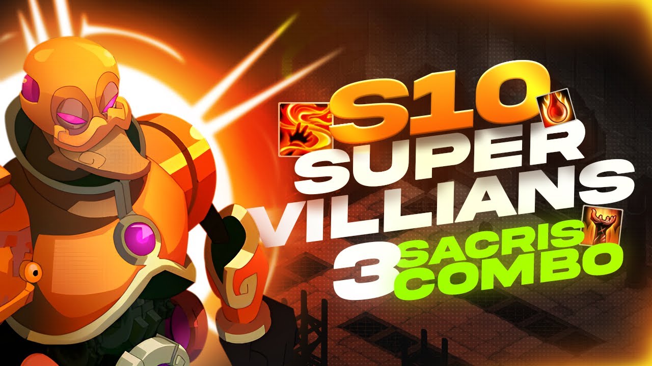 Wakfu - Supervillains s10 Trio Sacrier (Sacri'T'ique Pas carry)