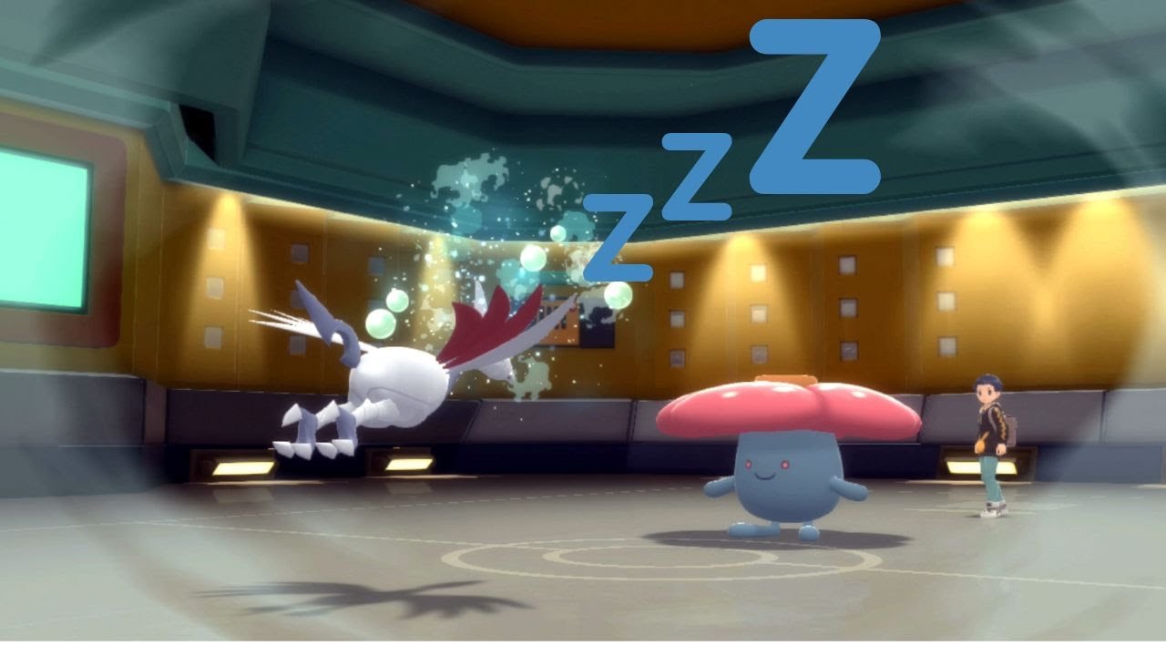 Skarmory gets caught sleeping on the job (BDSP WIFI Battle)
