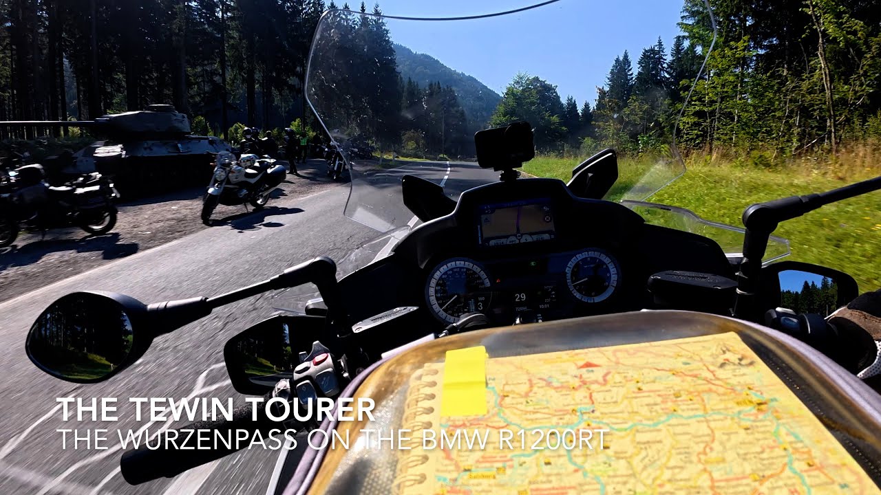 The Wurzenpass on the BMW R1200RT - European Motorcycle Tour 2025.