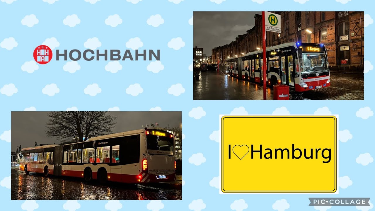 Hamburger Hochbahn Wagen 4917 MB O530GL C2 CapaCity Baujahr 2019 Mitfahrt - Mega Sound
