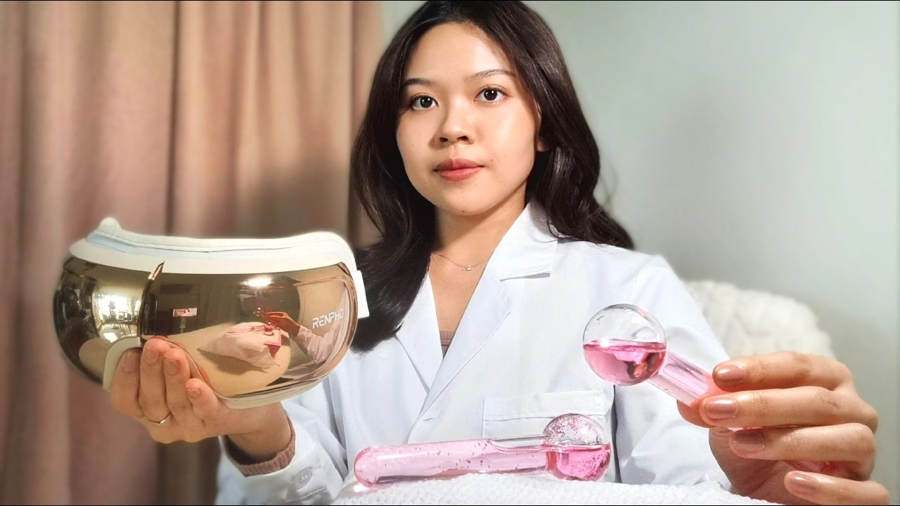 ASMR Thai Eye Clinic  Spa for Migraine & Stress Relief 💆‍♀️ คลินิกนวดตา