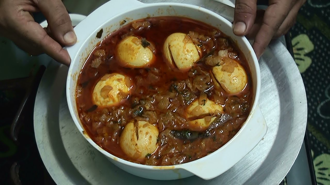 Boiled Egg Curry (Onion Tamarind Gravy)....... @Rushisbiz.com