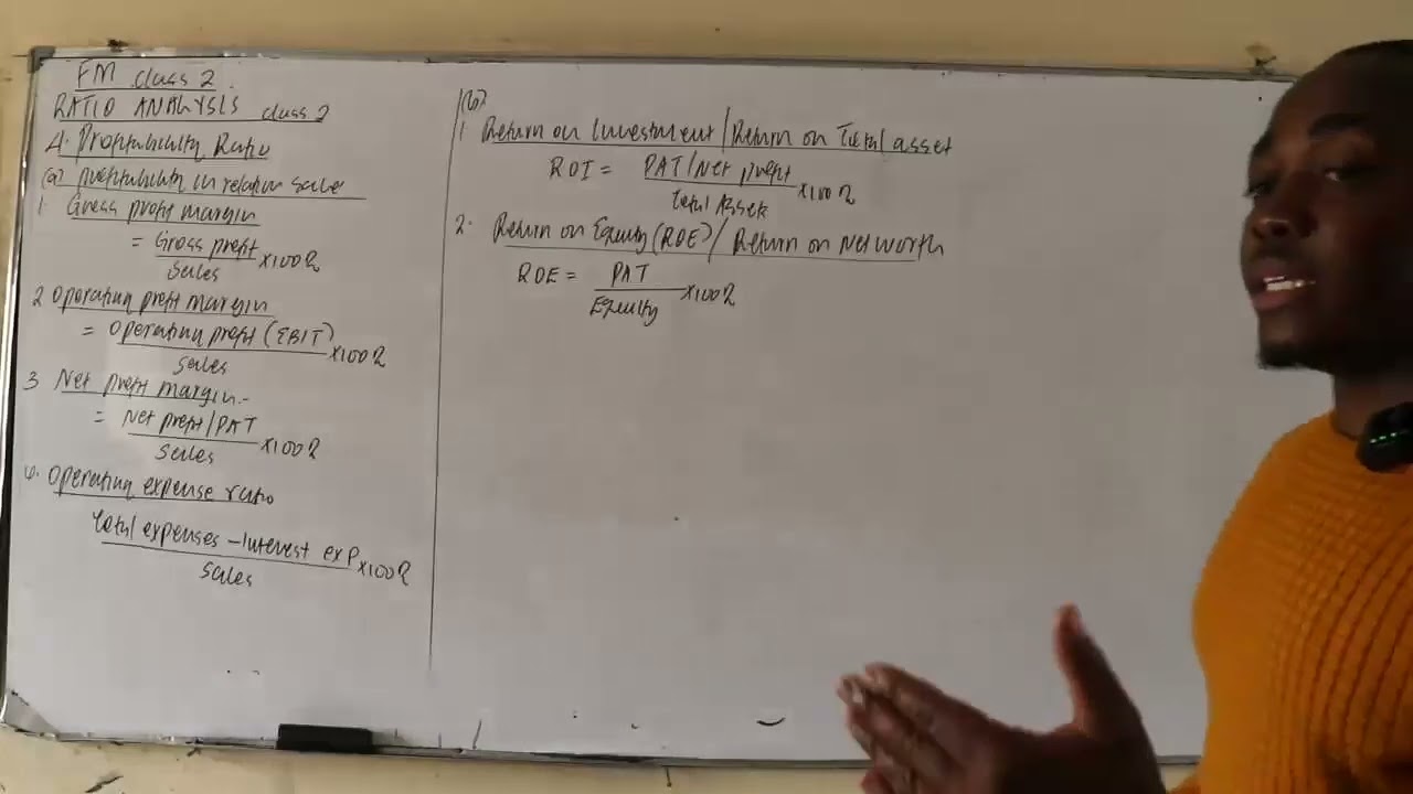Financial Statement Analysis Class 2