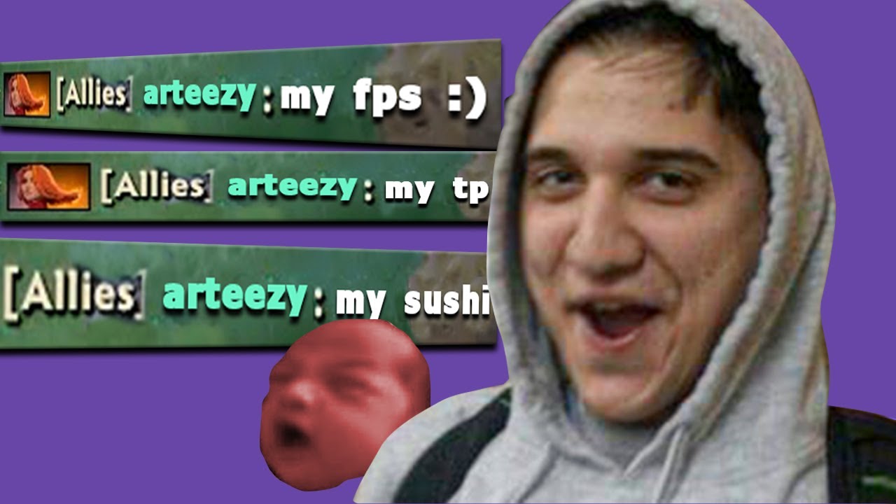 Arteezy Stream Highlights 2023   Funny Rage And Pog Moves