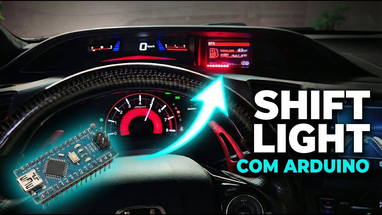 FIZ UM SHIFT LIGHT DE FÓRMULA 1 NO MEU CARRO! 🏎️