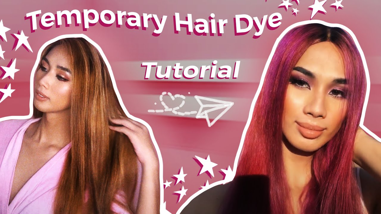 Temporary Hair Dye - Quarantine Tutorial