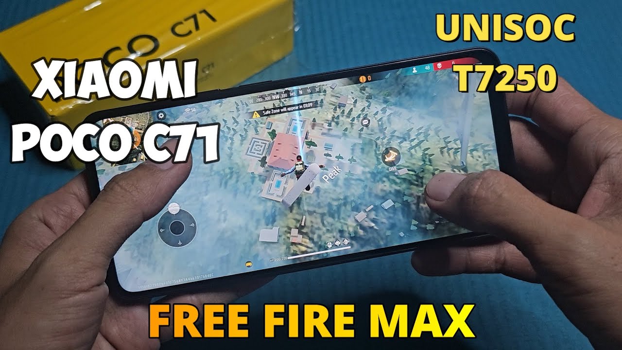 Free Fire Max in Xiaomi POCO C71