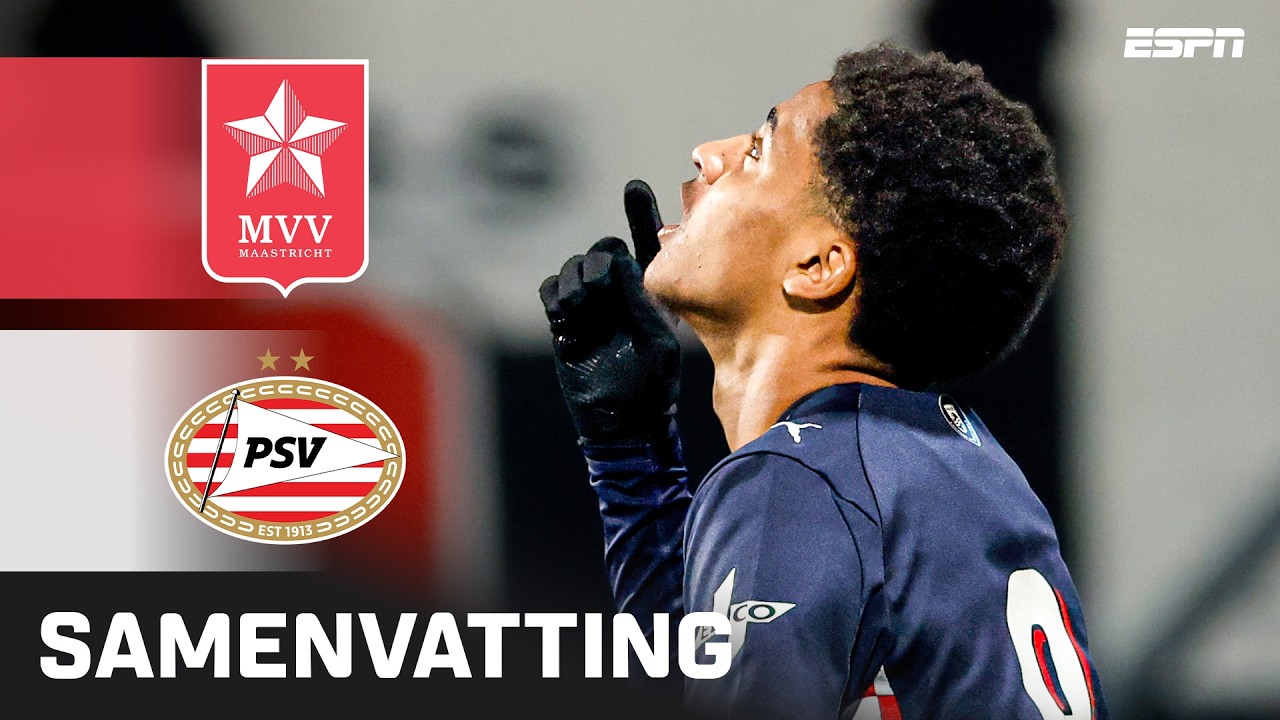 17-jarige spits AUSTYN JONES scoort binnen twee minuten! ⚡ | Samenvatting MVV - Jong PSV