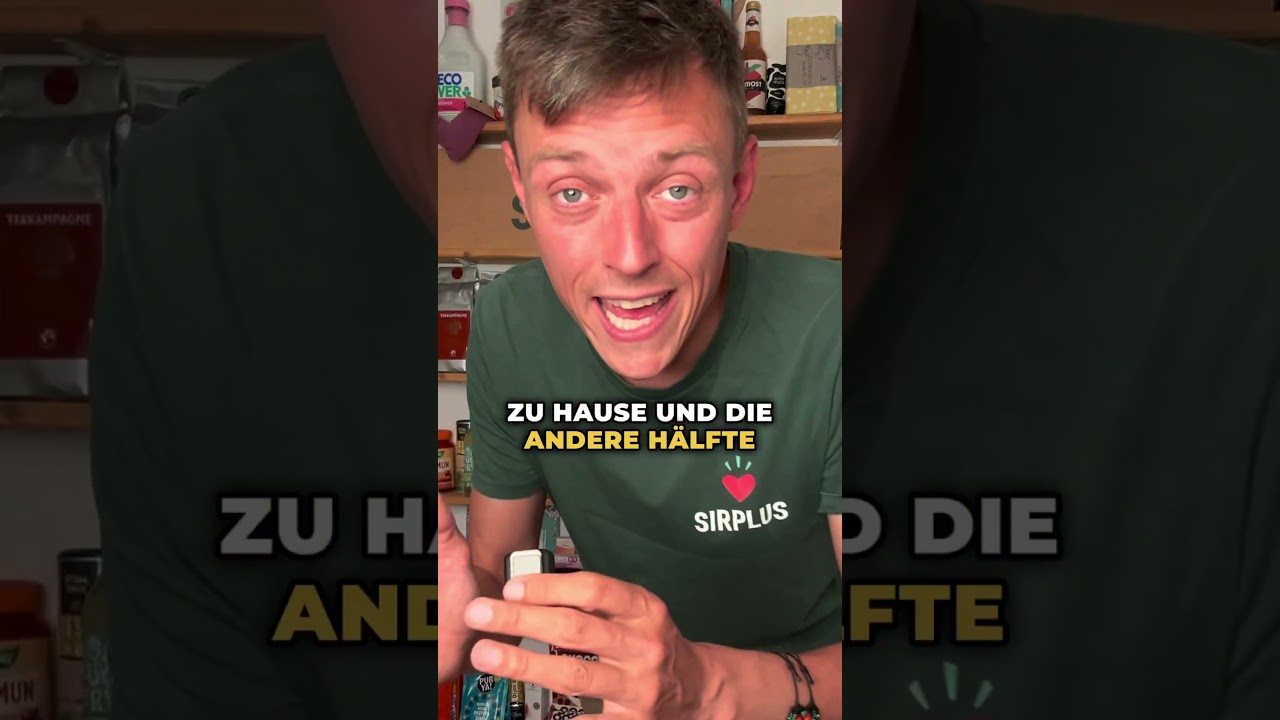Jede Familie kann mit SIRPLUS &uuml;ber 1000 &euro; pro Jahr an Lebensmittel kosten einsparen, und du so?