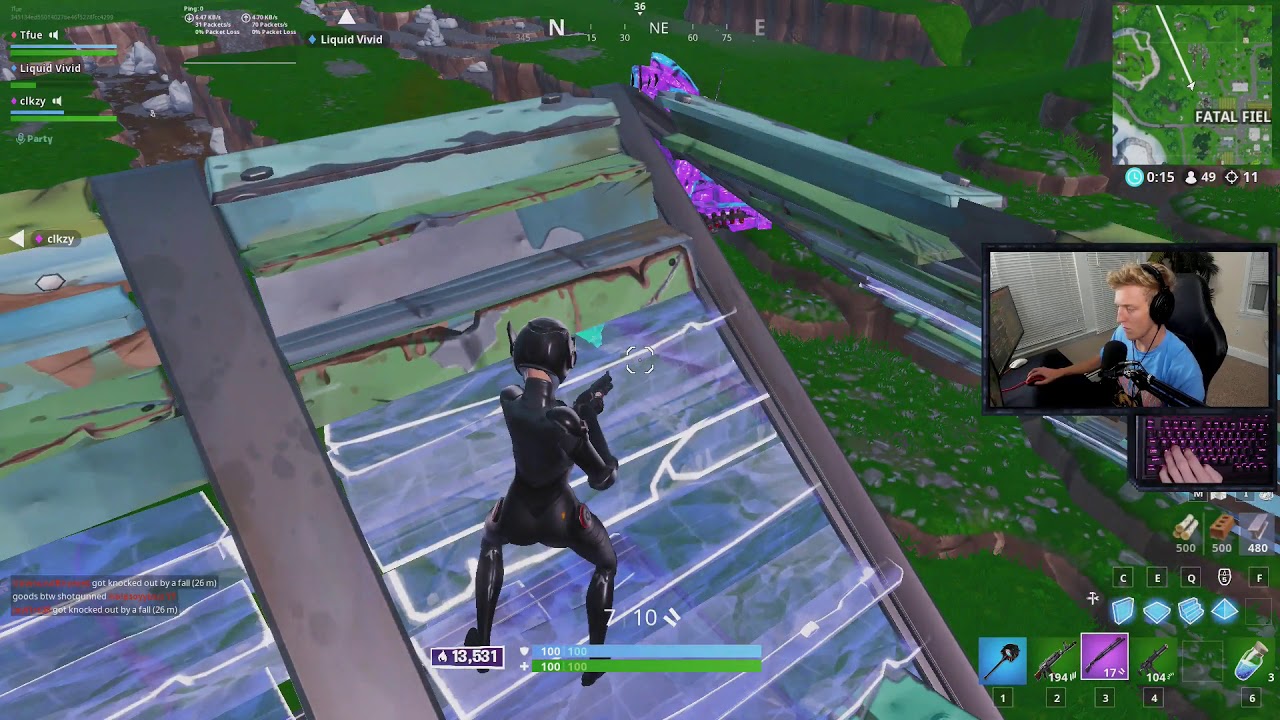 Tfue rages after mech makes his game crash