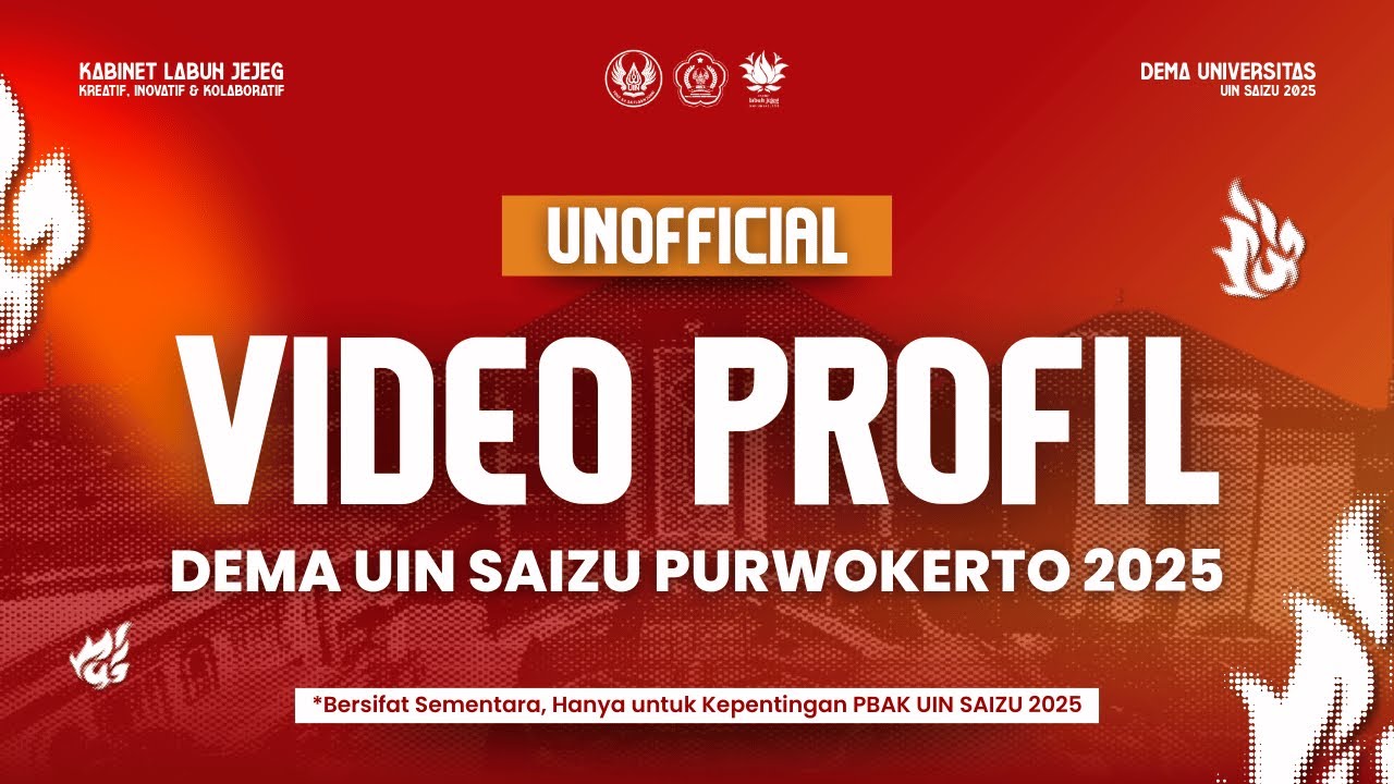 [UNOFFICIAL] VIDEO PROFIL DEMA UIN SAIZU 2025