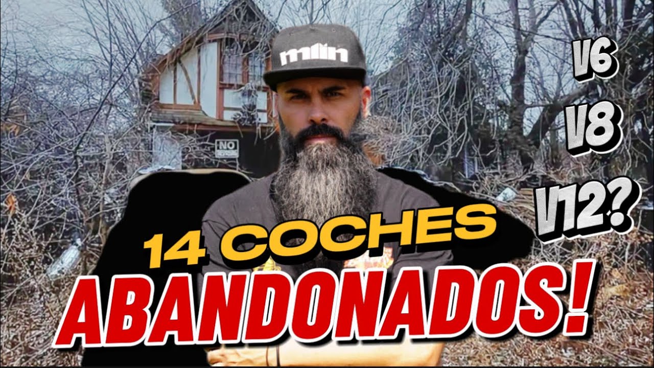 ENCUENTRO mansión ABANDONADA con COCHES V6, V8, y V12? DENTRO! 🔥🏎️🏎️🏎️